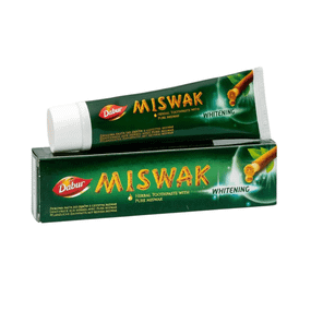 Відбілююча зубна паста з екстрактом місваку Miswak Whitening  100мл Dabur 5022496018272