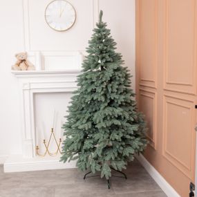 Лита штучна ялинка 1,8 м блакитна Шепетовська Преміум KOS-SHPBL18