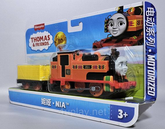 Классический моторизованный поезд Ния из юбилейной серии к 80-летию Thomas & Friends Оригинал Fisher-Price | Зображення 7