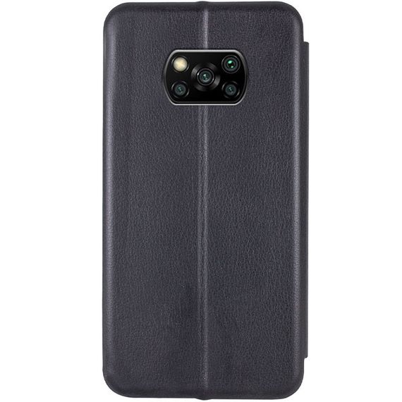 Шкіряний чохол-книжка Classy для Xiaomi Poco X3 NFC / Poco X3 Pro Темно-синій | Зображення 2