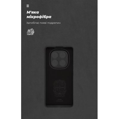 Чехол для мобильного телефона Armorstandart ICON Xiaomi Redmi Note 14 Pro 5G / Poco X7 Camera cover Black (ARM79827) | Зображення 3