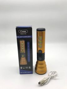 Фонарь ручной с боковой подсветкой COBA C75 BATTERY (A-2474)
