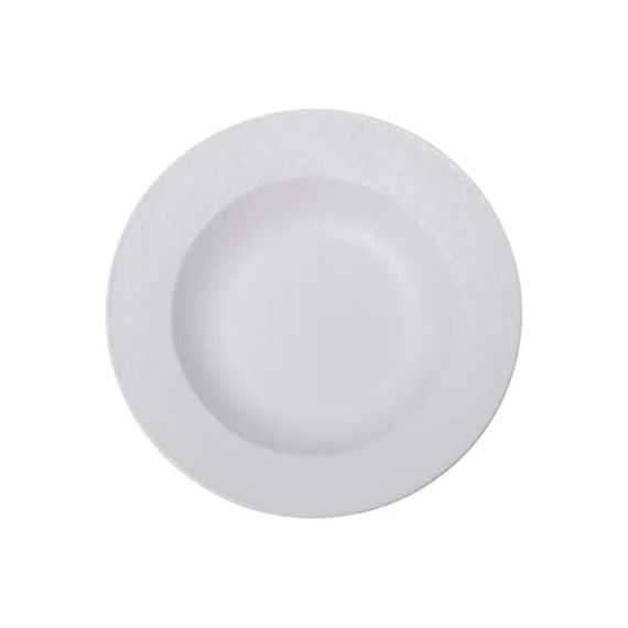 Тарілка супова порцелянова 23 см біла HP-7-724