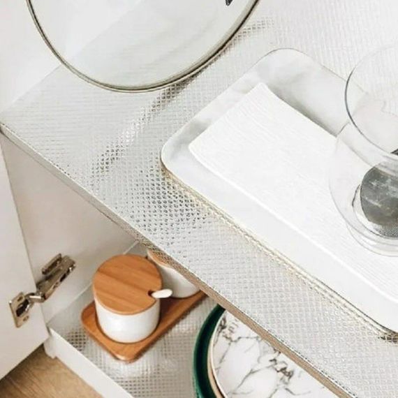 Самоклеюча плівка ромби срібло 0,40х10м SW-00000799 | Зображення 2