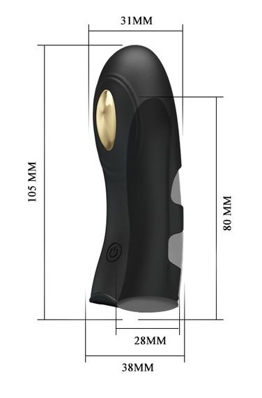 Кліторальний стимулятор на палець Pretty Love - PEGASUS Fingering Electric Vibrator, BI-014784 Sex Aura | Зображення 7