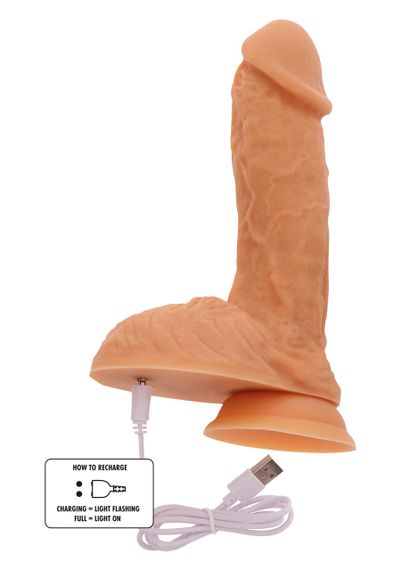 Реалістичний вібратор Toy Joy Get Real Naked з присоскою та пультом управління Sex Aura | Зображення 2