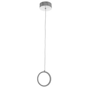 Светильник потолочный подвесной светодиодный для спальни BR-934S/8W LED CH