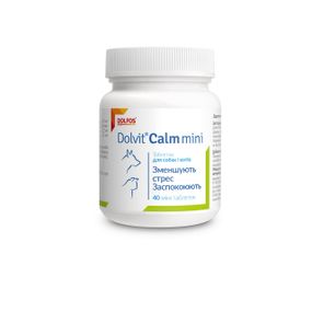 Заспокійливий засіб для собак та котів Dolvit Calm Mini 40 табл