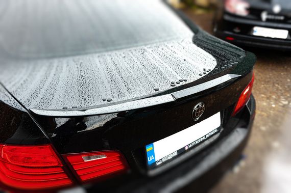 Спойлер LIP V1 (1234 Upgrade, чорний) для BMW 5 серія F-10/11/07 2010-2016рр. | Зображення 4