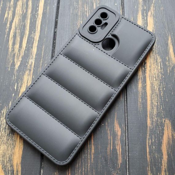 Чохол силіконовий Down Jacket для Tecno Spark 7 колір Чорний | Зображення 1