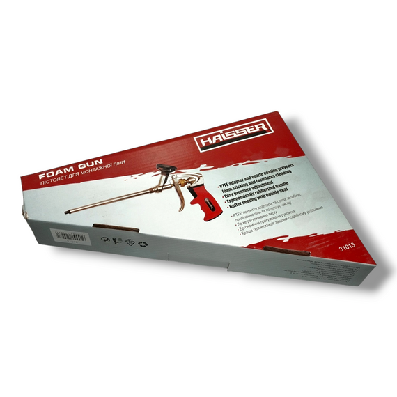 Пістолет для монтажної піни, PTFE  покриття адаптера, HAISSER (арт.31013) | Зображення 3