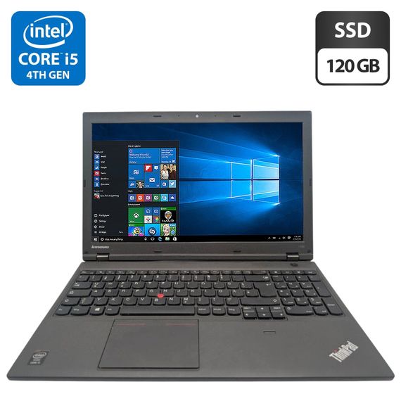 Ноутбук Lenovo ThinkPad L540 / 15.6" (1920x1080) TN / Intel Core i5-4200M (2 (4) ядра по 2.5 - 3.1 GHz) / 8 GB DDR3 / 120 GB SSD / Intel HD Graphics 4600 / WebCam б/в