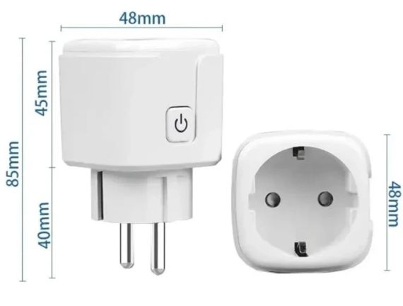 Розумна WiFi-розетка 16 А, Smart 3680 Вт/Ракетка з керуванням через телефон/Інтелектуальна розетка | Зображення 4