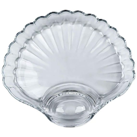 Блюдо сервировочное для закусок с соусником 21х19х3 см стеклянное HP-YH-58