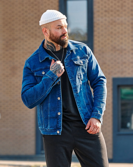 Куртка джинсова синий S | Зображення 2