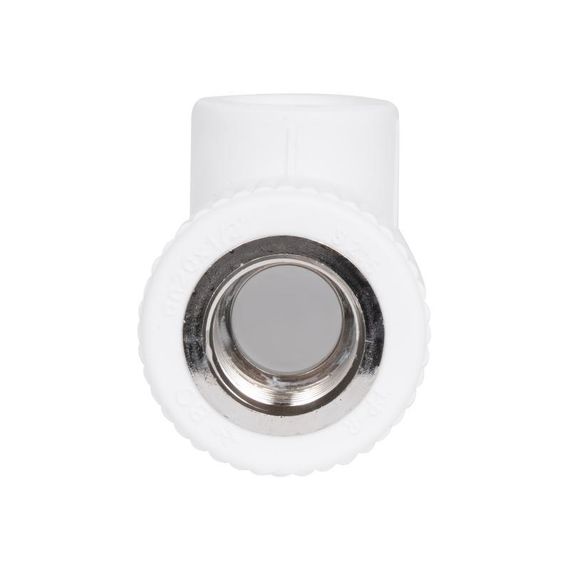 Куточок PPR Blue Ocean "Білий" 20х1/2", 90° ВР | Зображення 3