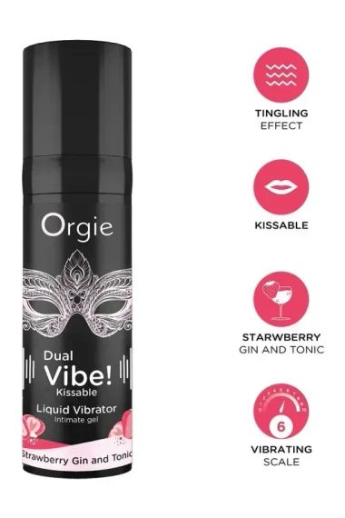 Набір рідкий вібратор та вібропуля Orgie VIBE! BULLET Sex Aura | Зображення 1