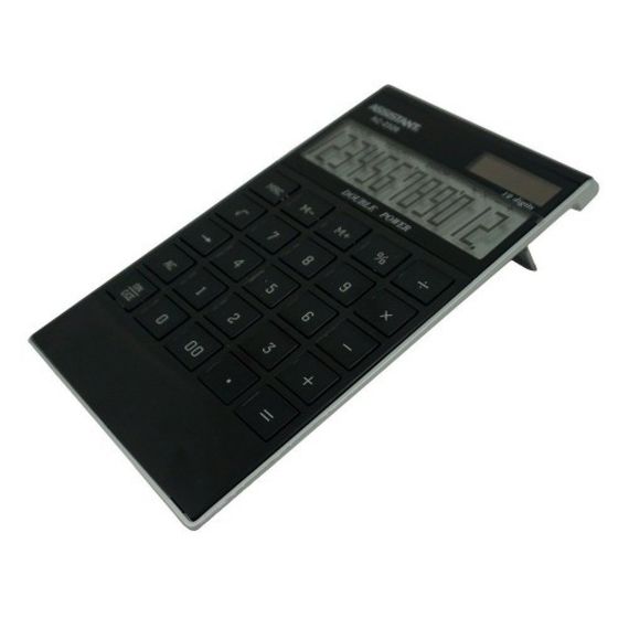 Калькулятор ASSISTANT АС-2326  black/silver 12 разрядов | Зображення 1