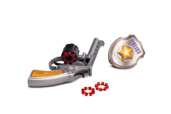 Игрушечный револьвер  "Mr. K" Golden Gun 237GG с пистонами | Зображення 1