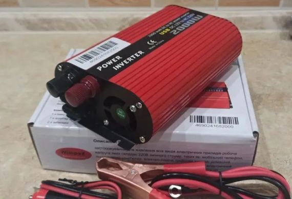 Преобразователь напряжения автомобильный инвертор Power Inverter Wimpex WX-2000W 12v/220v/2USB | Зображення 2