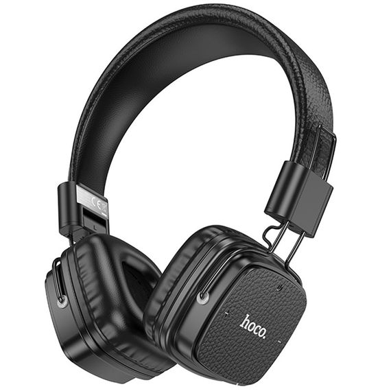 Накладні бездротові навушники Hoco W56 Earl Black | Зображення 1