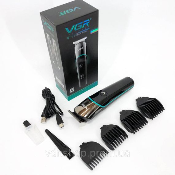 Акумуляторна машинка для стрижки і укладання волосся VGR V-291, Машинка для стрижки волосся бездротова JW-12 | Зображення 2