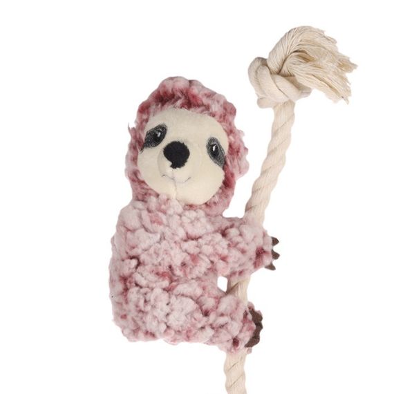 Іграшка для собак Flamingo Hangta Sloth With Rope, 40 см | Зображення 1