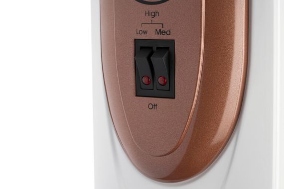 Масляний радіатор Ardesto 2,5 кВт, площа обігріву 25 кв.м., білий, підлоговий, 11 секцій (OFH-11X1) | Зображення 4