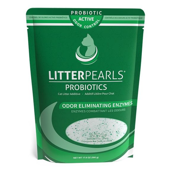 Дезодорант для котячого туалету з пробіотиками Litter Pearls Probiotic Additive, 500 гр