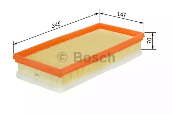 Фільтр повітряний 0058 CITROEN/FIAT/LANCIA/PEUGEOT, BOSCH (F026400058) | Зображення 4