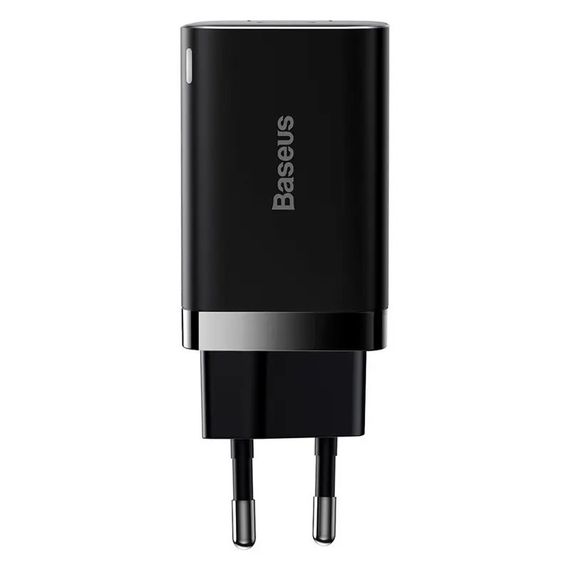 МЗП Baseus Super Si Pro Quick Charger 30W (1USB-A/1C) (CCSUPP-E) Black | Зображення 1