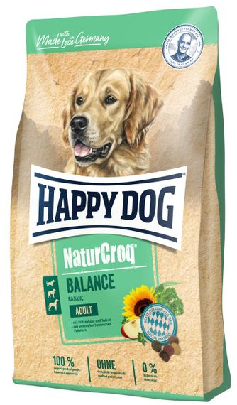 Сухий корм для собак з птахом Happy Dog NaturCroq Balance, 4 кг