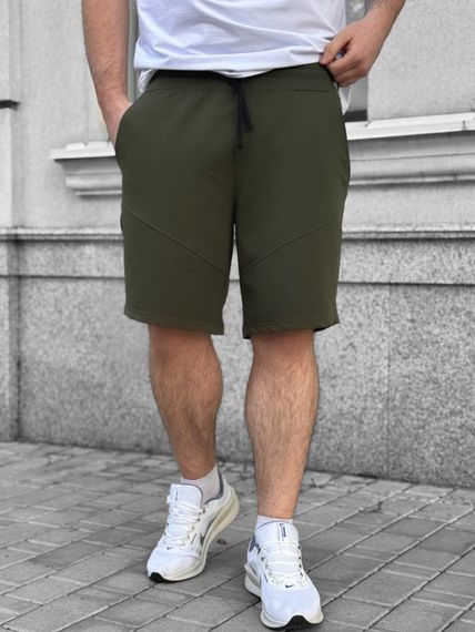 Шорти Crocs з акцентними швами хакі RD484 | Зображення 1