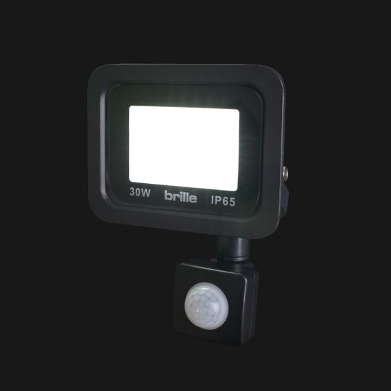 Светодиодный прожектор с датчиком движения HL-19P/30W CW IP65 | Зображення 4