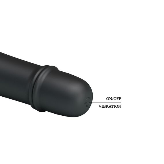 Вібратор - Pretty Love Solomon Vibrator Black Sex Aura | Зображення 1