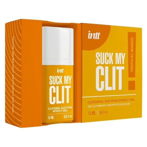 Гель для кліторальної стимуляції - Intt Suck My Clit Tropical Mango, 15 мл Sex Aura
