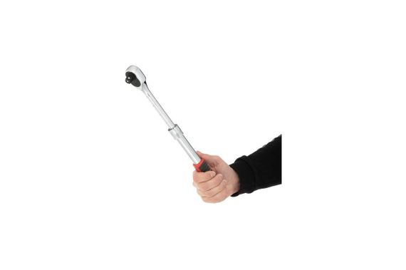 Ключ трещоточный (рукоятка с храповым механизмом) Intertool - 1/2" x 72T телескопический Storm (ET-8006) | Зображення 5