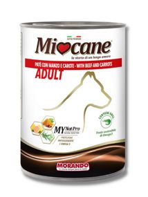 Корм Morando Miocane Adult Beef & Carrots влажный с говядиной для взрослых собак 400 гр
