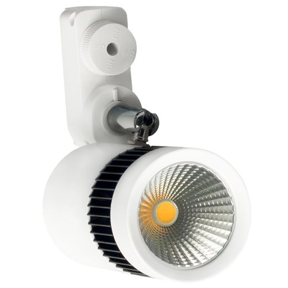 Светильник трековый поворотный LED KW-56/7W NW WH/BK | Зображення 1