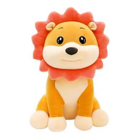 Игрушка мягкая Лев 44см Оранжевый