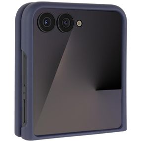 Чохол Foldables Silicone Cover Lakshmi (AAA) для Motorola Razr 50 Темно-синій / Midnight blue