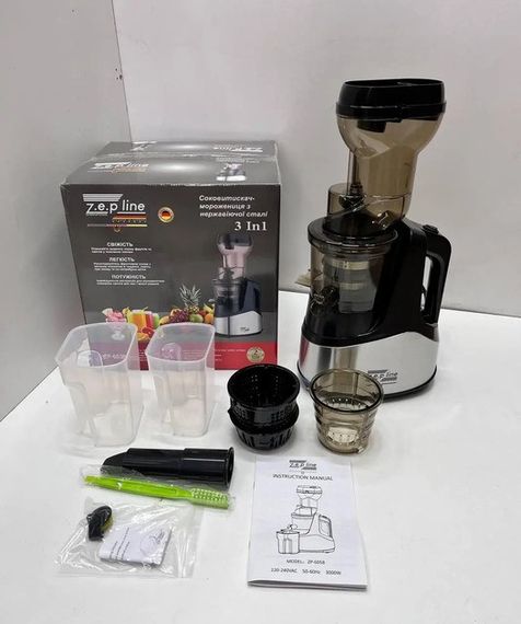 Соковижималка-морозивниця 3в1 Zepline ZP-6058, 3000Вт (45453-ZP-6058_2388) | Зображення 7