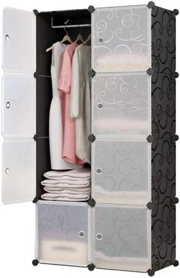 Пластикова шафа Storage Cube Cabinet MP-39-61, 7 секцій | Зображення 1