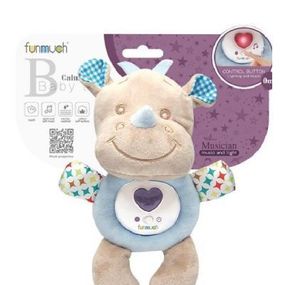 Развивающая игрушка Funmuch Носорог со свет. и муз. эффектами (FM888-3) - Топ Продаж!
