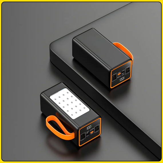 Повербанк 100000 mAh з LED-ліхтариком і швидкою зарядкою Hoco JA88A 22.5W | Зображення 2
