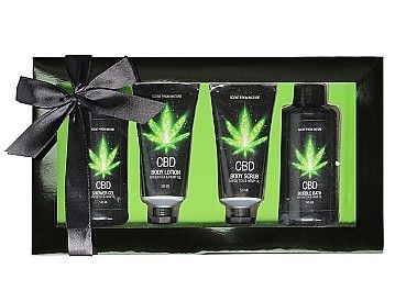 Набор для ванны и душа CBD Luxe Gift set - GREEN TEA & HEMP OIL ( 4 предмета ) Sex Aura | Зображення 5