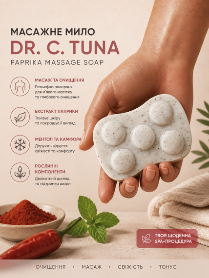 Массажное мыло антицеллюлитное Farmasi Dr. C. Tuna Paprika 110 г | Зображення 1