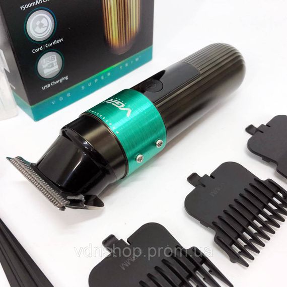 Мужской набор для стрижки волос беспроводной, Аккумуляторный универсальный триммер для стрижки BR-13 | Зображення 6