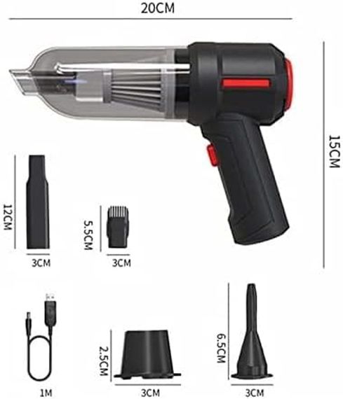 Портативний автомобільний пилосос з потужністю 120 Вт XPRO DK-03 HL-103B (43703-DK-03_429)