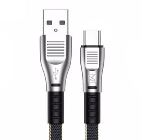 USB кабель плоский Kaku KSC-100 USB - Type-C 1.2m / 2.8A - Grey